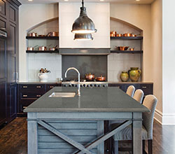 HanStone Sterling Grey Kitchen Counter